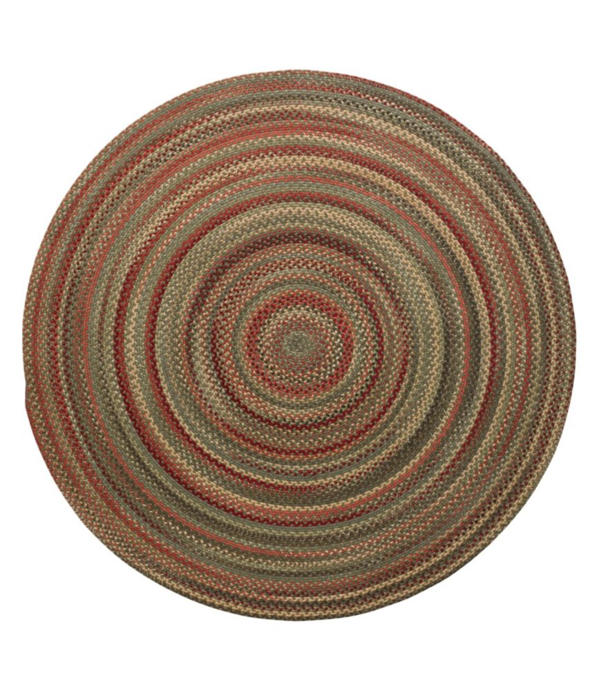 L.L.Bean Braided Wool Rug, 6' Diam. - US 3424
