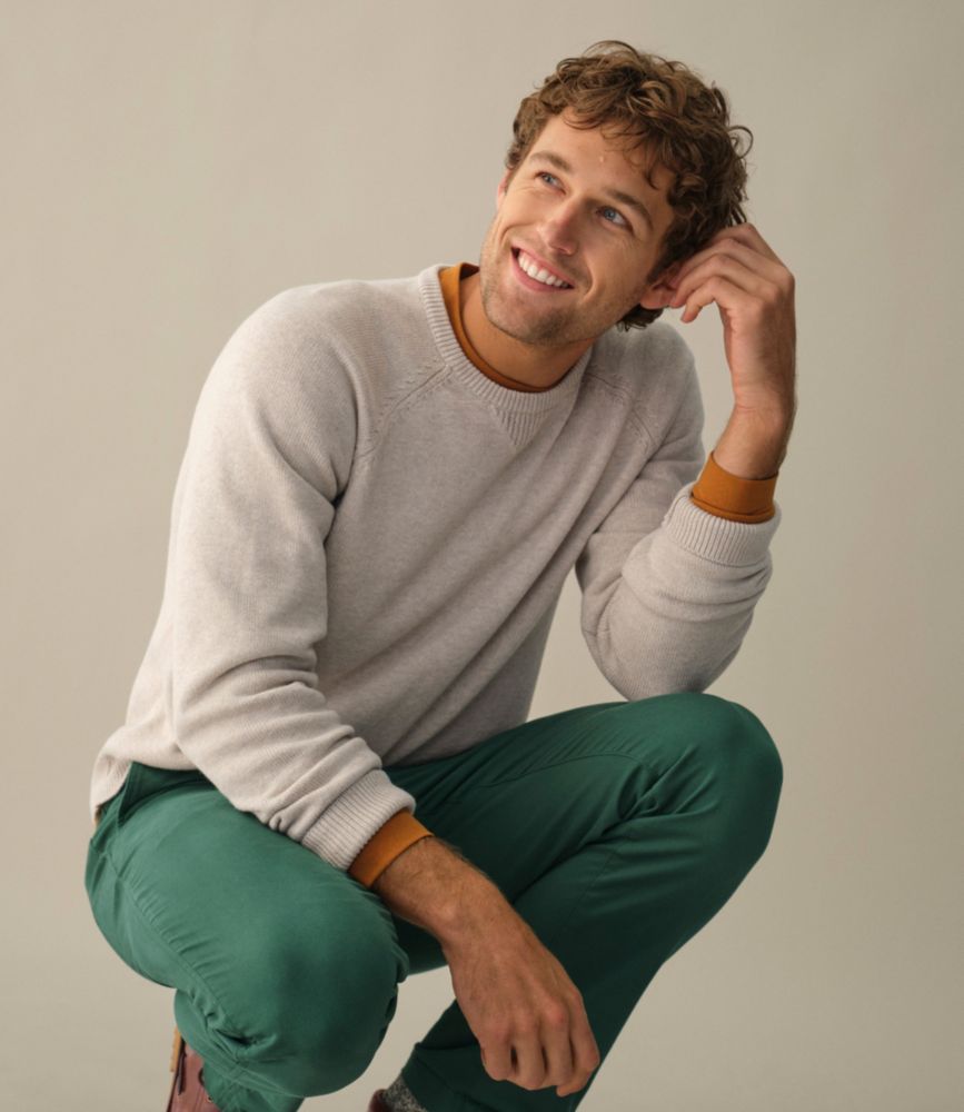 Men's Wicked Soft Cotton/Cashmere Sweater, Crewneck - US 0439