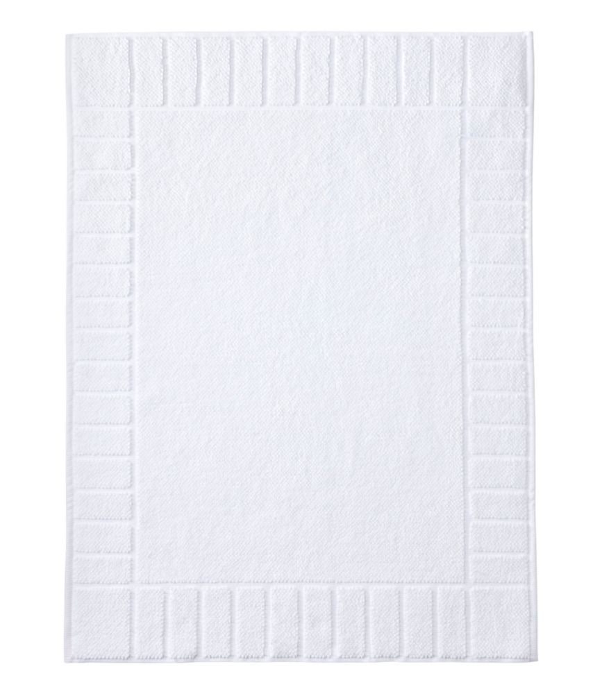 Organic Cotton Textured Bordered Bath Mat - US 9855