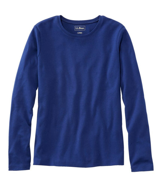 Women's L.L.Bean Tee, Long-Sleeve Crewneck - US 5348