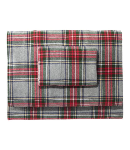 Heritage Chamois Flannel Sheet Collection, Plaid - US 4154