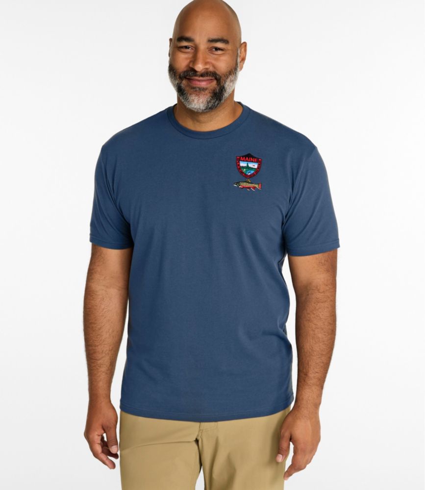 Men's MIF&W Tee, Short-Sleeve Brook Trout - US 3736