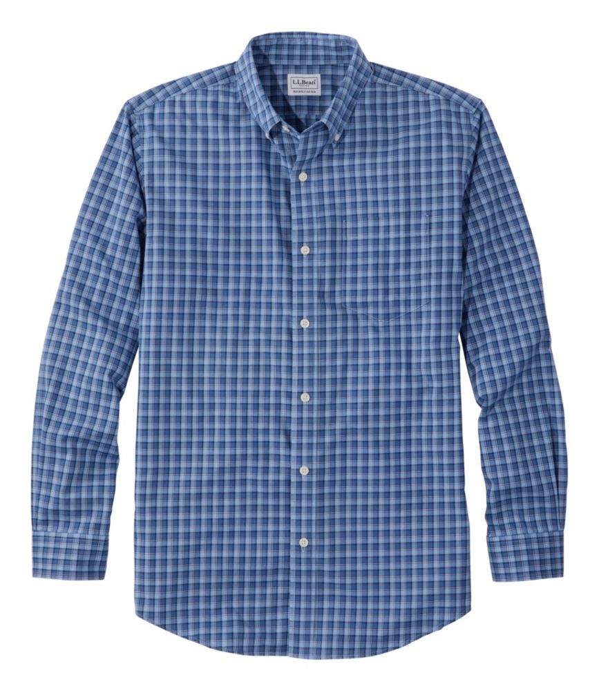 Men's Wrinkle-Free Kennebunk Sport Shirt, Slightly Fitted Check - US 8355