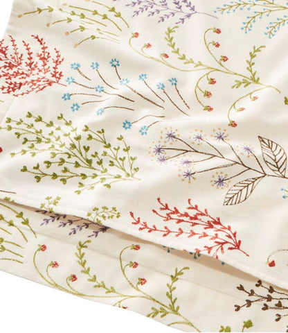 Botanical Floral Flannel Comforter Cover Collection - US 0812
