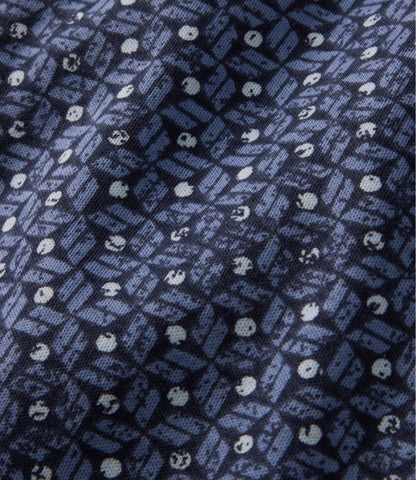 Women's L.L.Bean Tee, Three-Quarter-Sleeve Splitneck Tunic Print - US 4909