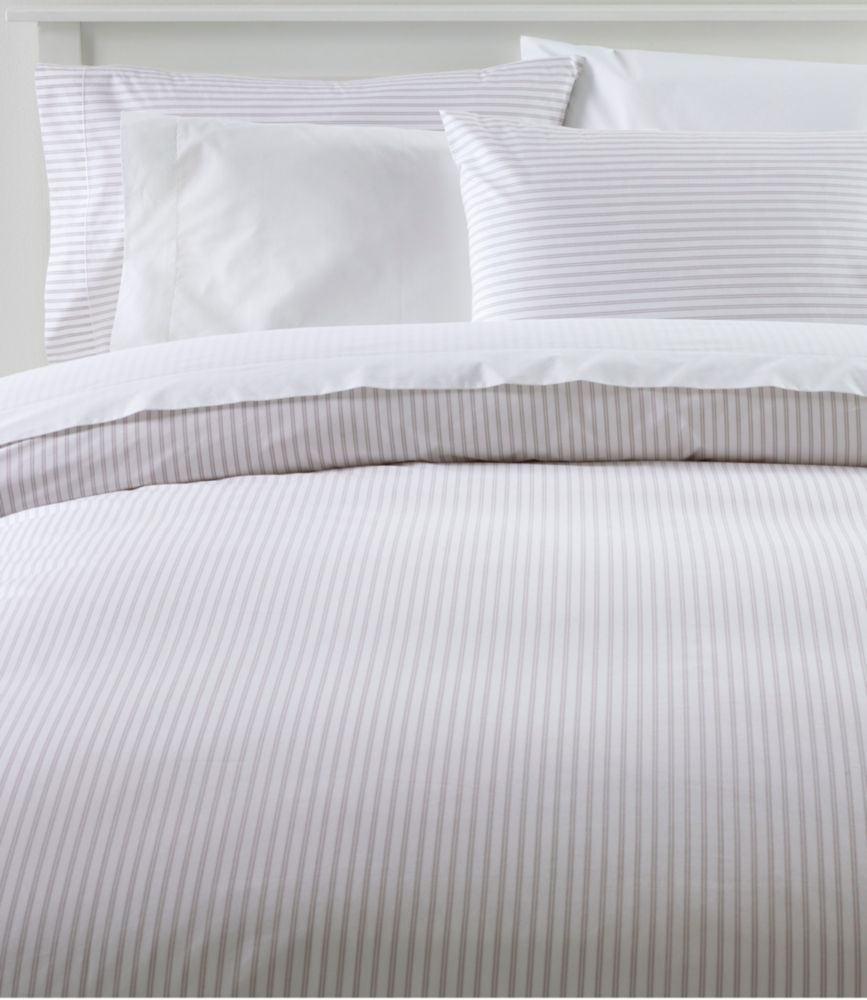Premium Egyptian Percale Comforter Cover Collection, Stripe - US 6184
