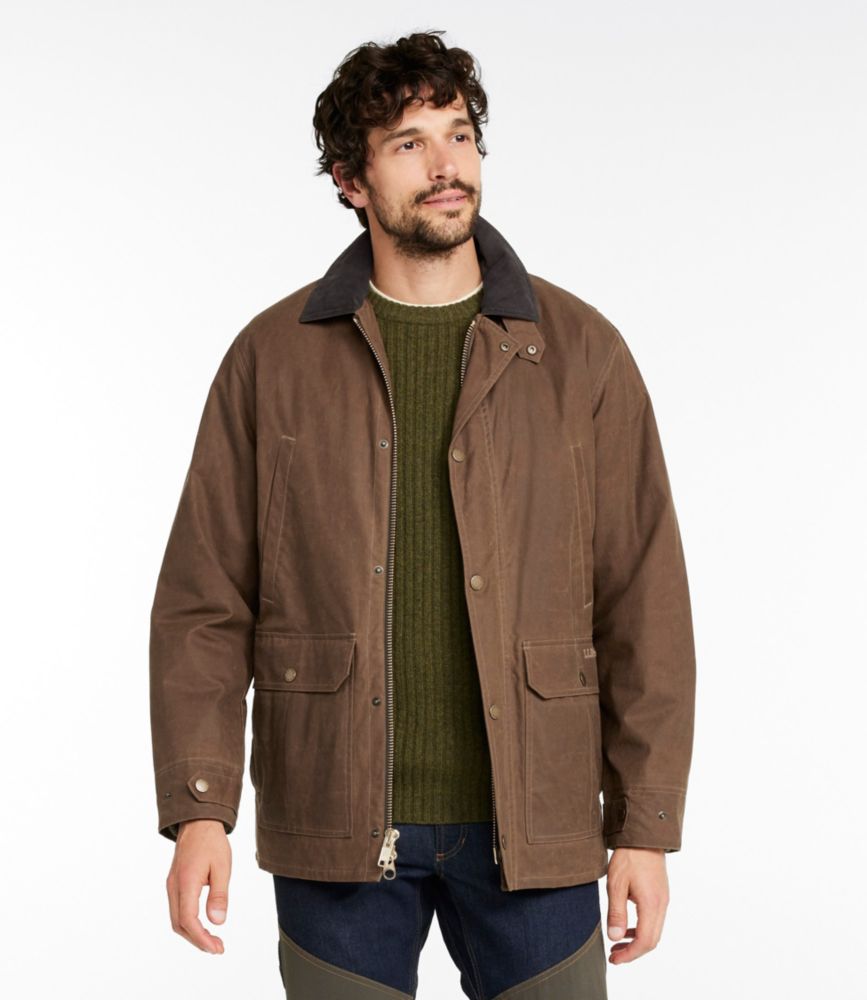 Men's Double L Waxed-Cotton Upland Coat - US 9076