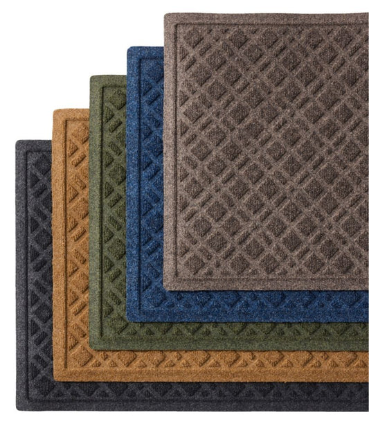 Heavyweight Recycled Waterhog Doormat, Plaid - US 4398