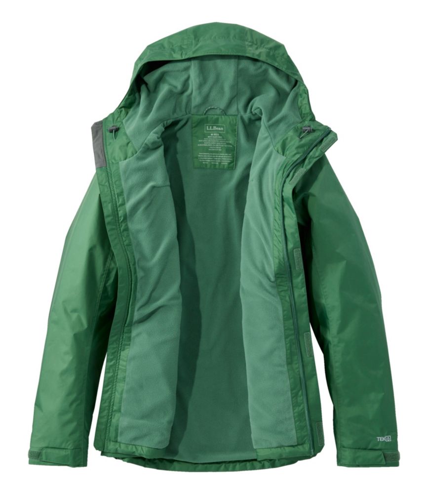 Men's Trail Model Rain Jacket, Fleece-Lined - US 5084