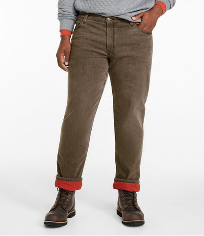 Men's BeanFlex® Jeans, Standard Athletic Fit, Fleece-Lined - US 3355