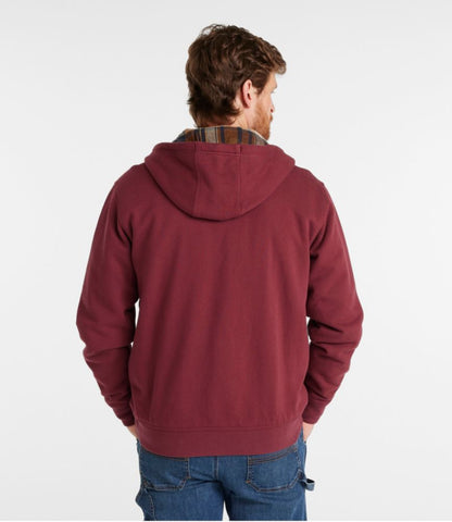 Men's Katahdin Iron Works® Hooded Sweatshirt, Flannel-Lined - US 1890