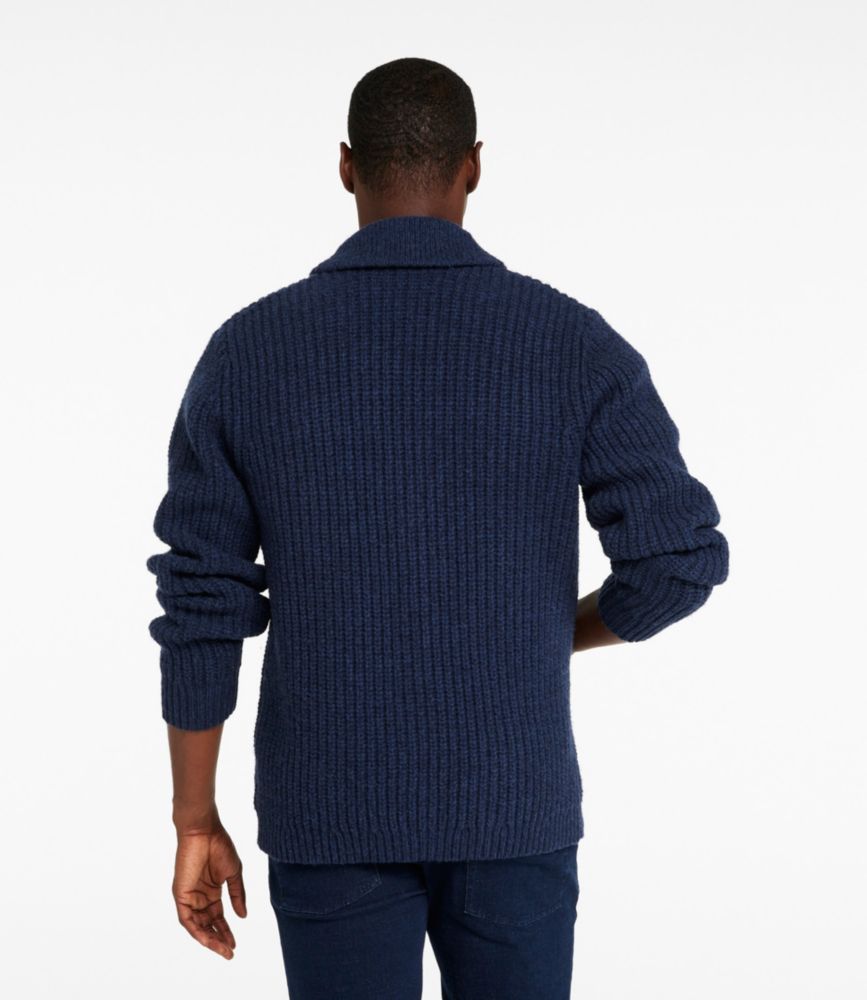 Men's L.L.Bean Classic Ragg Wool Sweater, Cardigan - US 6755
