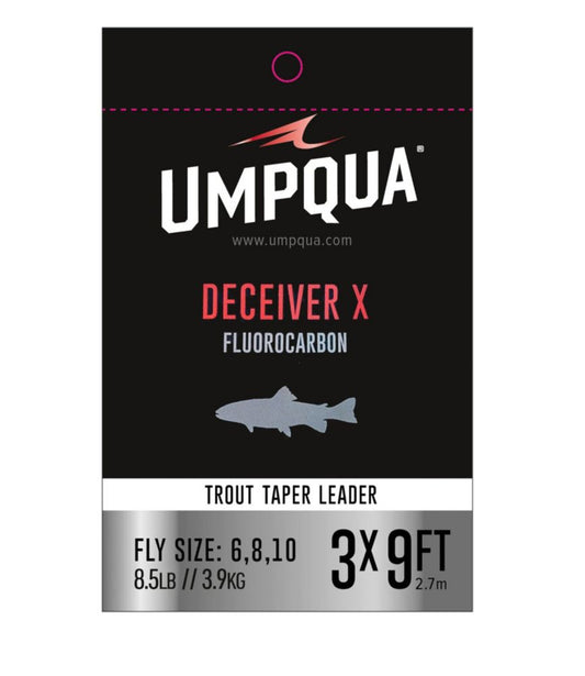 Umpqua Deceiver X Fluorocarbon Leaders, 9' - US 4682