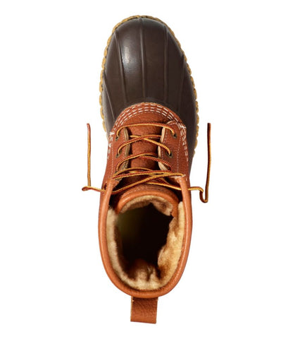 Men's Bean Boots, 8" Shearling-Lined Insulated - US 5593