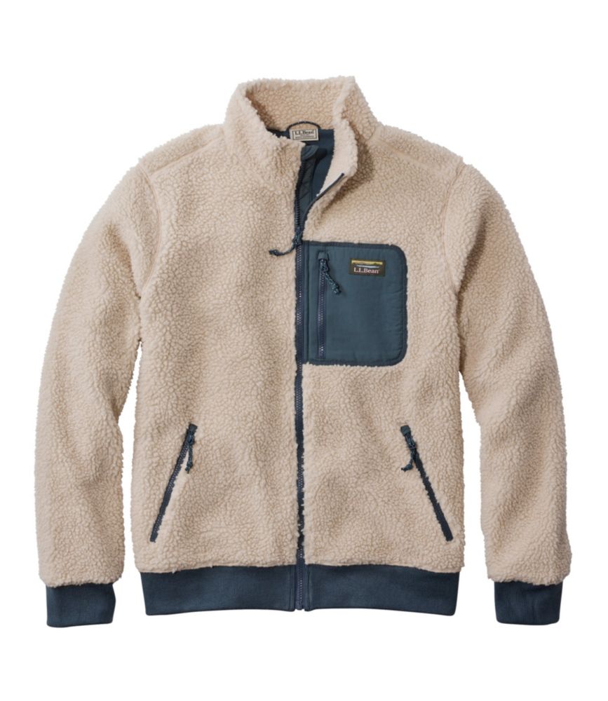 Men's Bean's Sherpa Fleece Jacket - US 1539