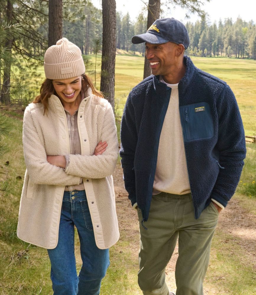 Men's Bean's Sherpa Fleece Jacket - US 1539