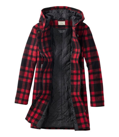 Women's Classic Lambswool Duffel Coat, Pattern - US 3683