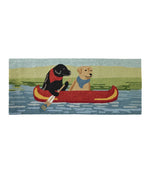 Indoor/Outdoor Vacationland Runner, Dog Canoe - US 4261