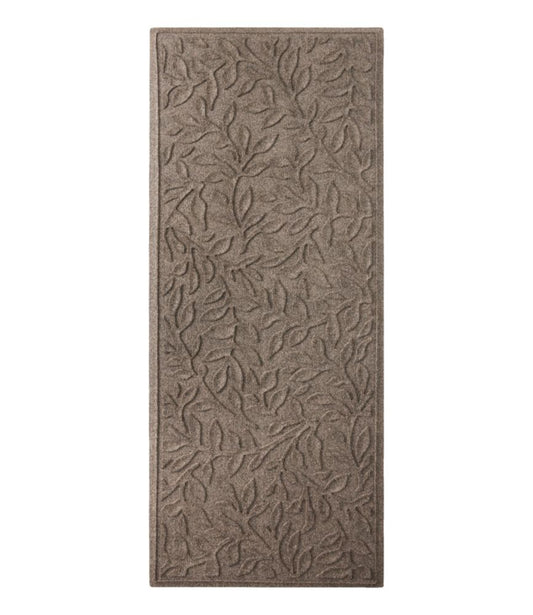 Heavyweight Recycled Waterhog Mat Runner, Woodland Leaf - US 4597