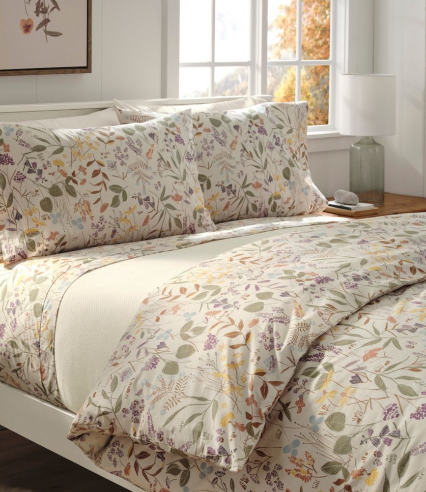 Birch Floral Percale Comforter Cover Collection - US 6578