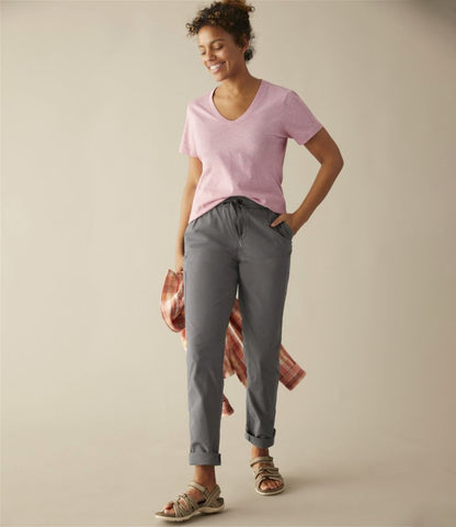 Women's Stretch Ripstop Pull-On Pants, Slim-Leg - US 5924
