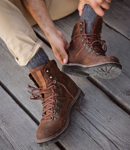 Men's Portland Boots, Lace-Up - US 4709