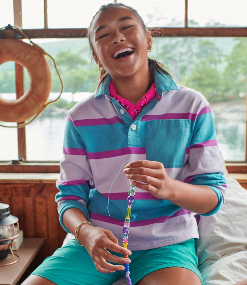 Kids' Striped Rugby Shirt - US 4801