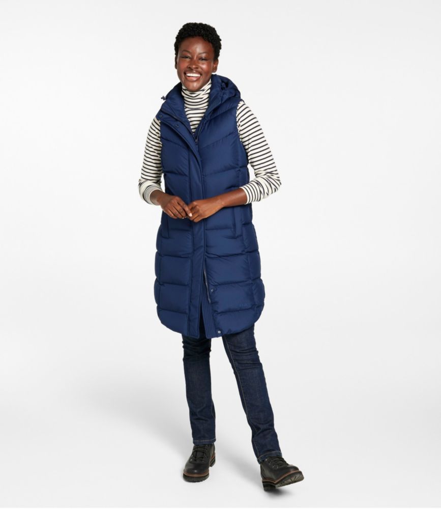 Women's Popham Puffer Long Vest - US 7818