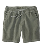 Men's Wide-Wale Cord Pull-On Shorts, 7" - US 2032