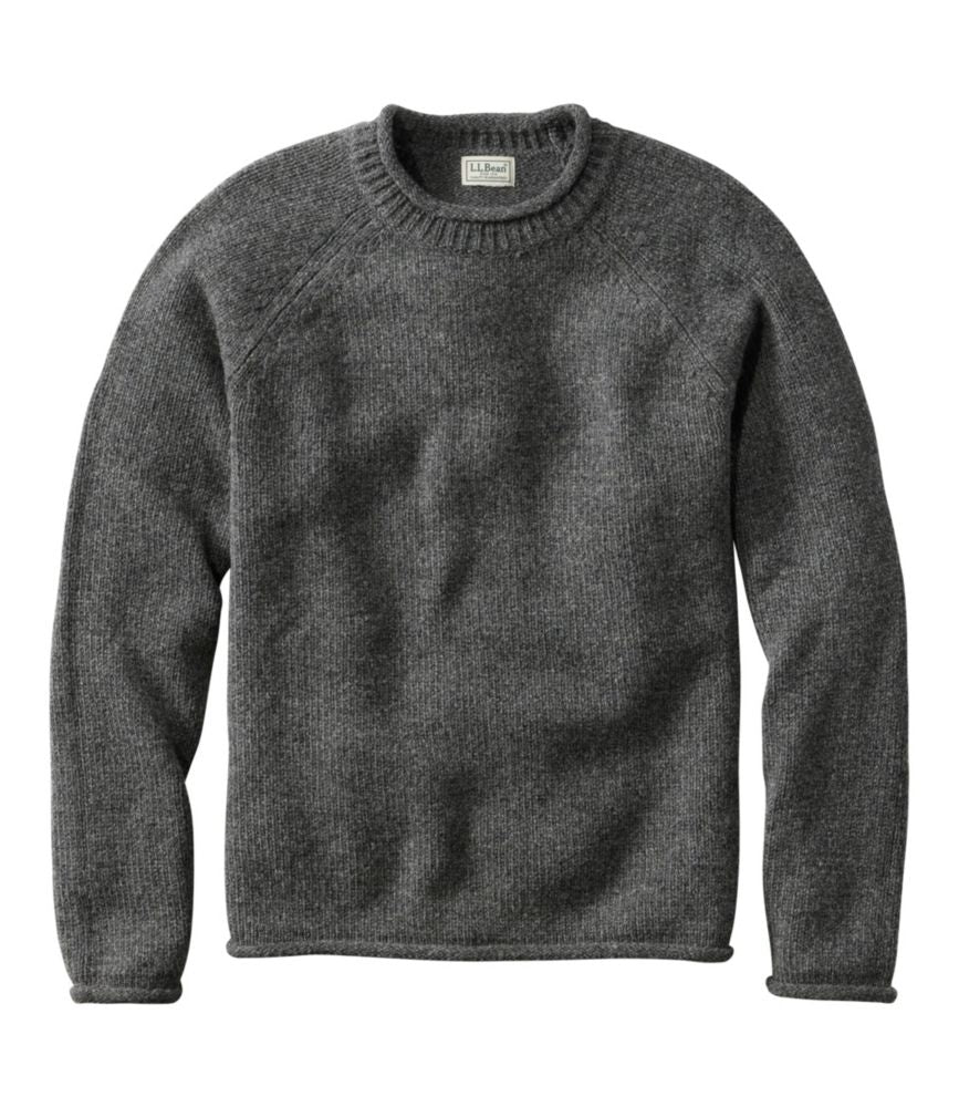 Men's Bean's Classic Ragg Wool Sweater, Rollneck - US 3999