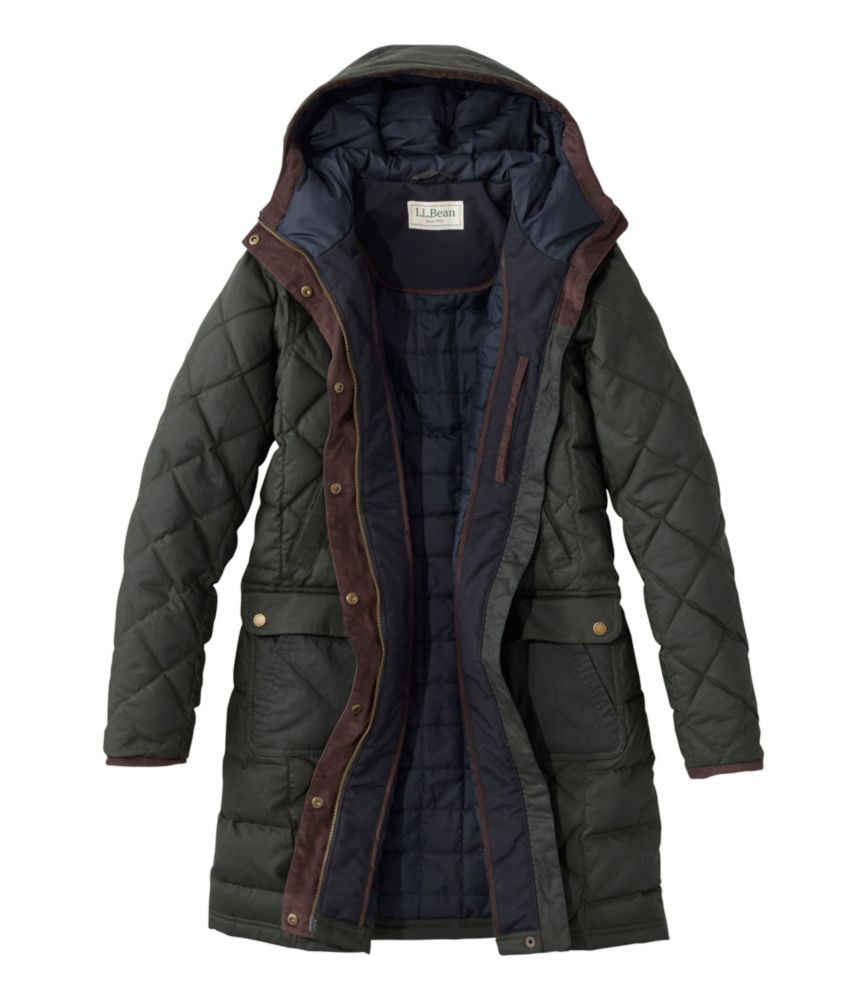 Women's Upcountry Waxed Down Hooded Coat - US 7751