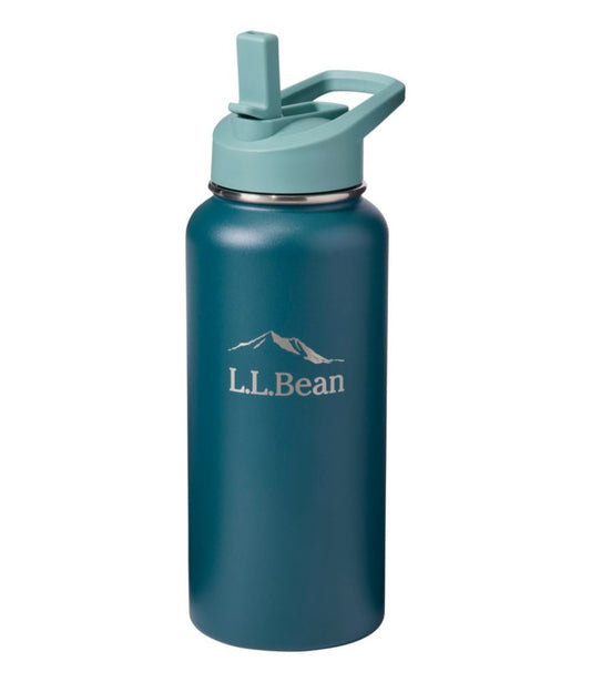 Bean Canteen Insulated Straw Water Bottle, 32 oz. - US 0359
