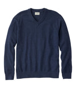 Men's All Seasons Cotton Blend Sweater, V-Neck - US 6217