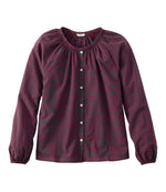 Women's Whisperweight Poplin Shirt, Long-Sleeve - US 4352