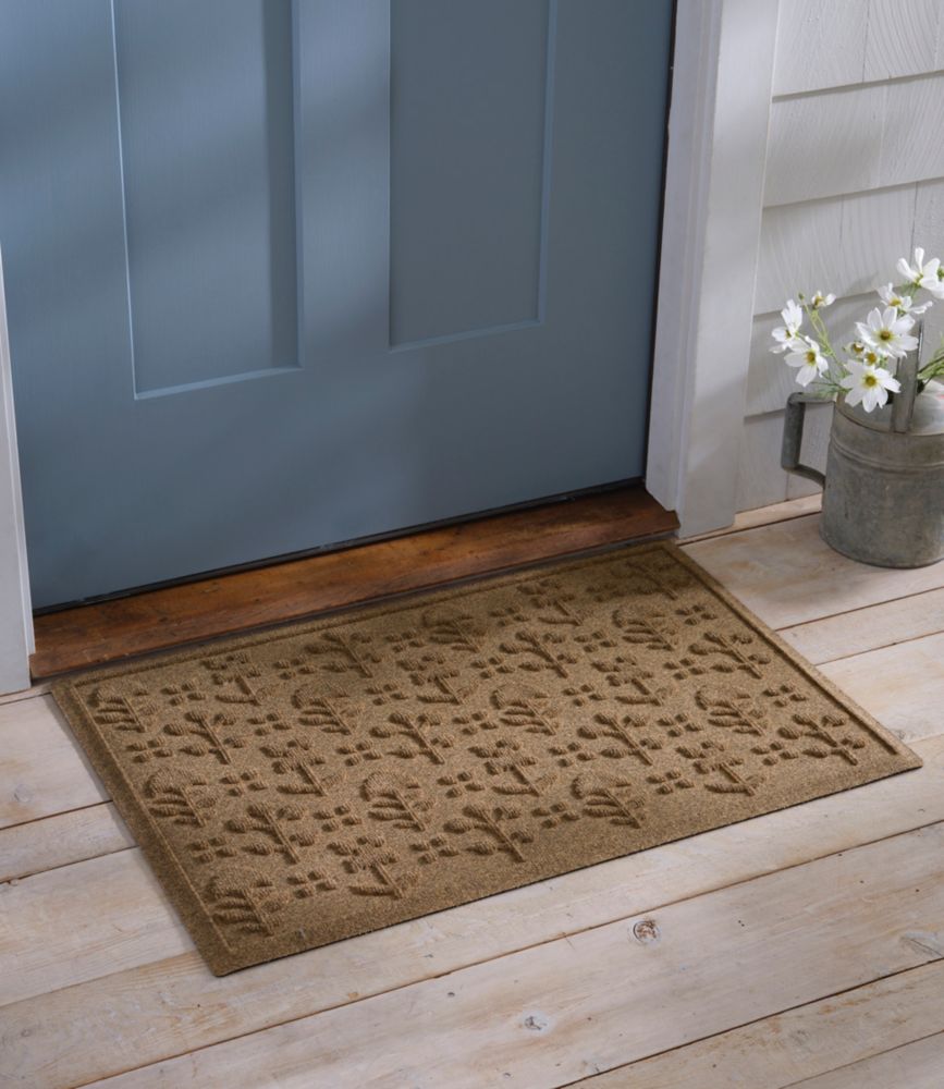 Everyspace Recycled Waterhog Doormat, Botanical Floral - US 8979