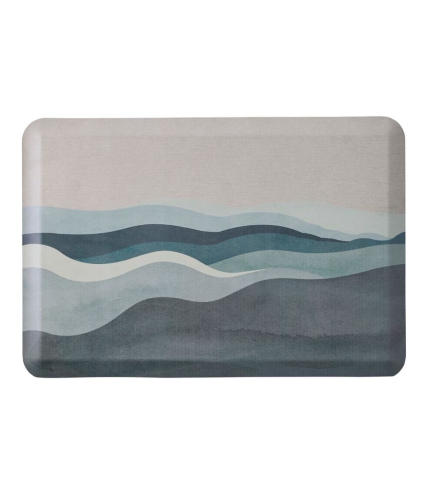 Happy Feet Comfort Mat, Watercolor Waves - US 2206
