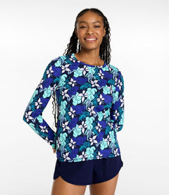 Darkest Navy Palm Multi