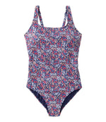 Women's L.L.Bean Coastal Essential Scoop Tanksuit, Print - US 4269