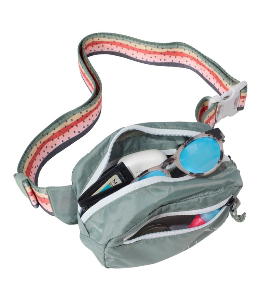 L.L.Bean Stowaway Waist Pack, Print Strap - US 9887
