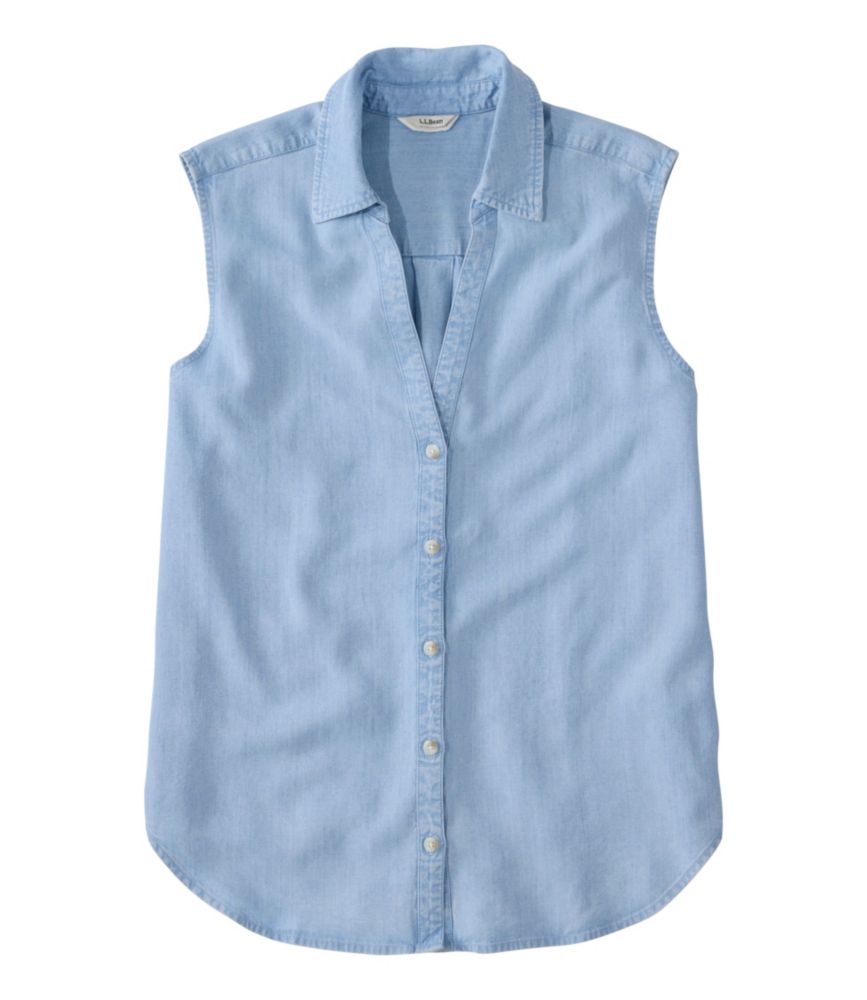 Women's Soft-Washed Sleeveless Shirt - US 9279