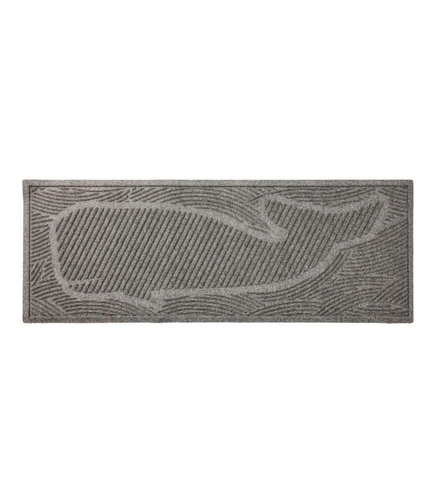 Everyspace Recycled Waterhog Wide Doormat, Swimming Whale - US 5680