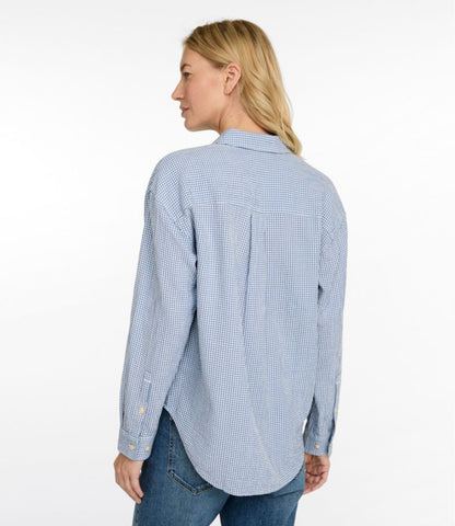 Women's Sunwashed Textured Big Shirt - US 0737