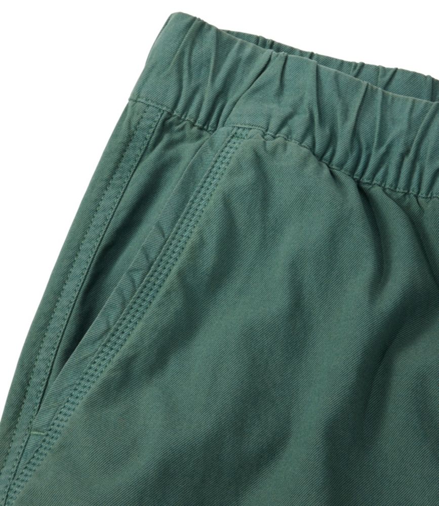 Women's Sunwashed Cotton-Blend Pull-On Pants, Mid-Rise Cargo - US 5761