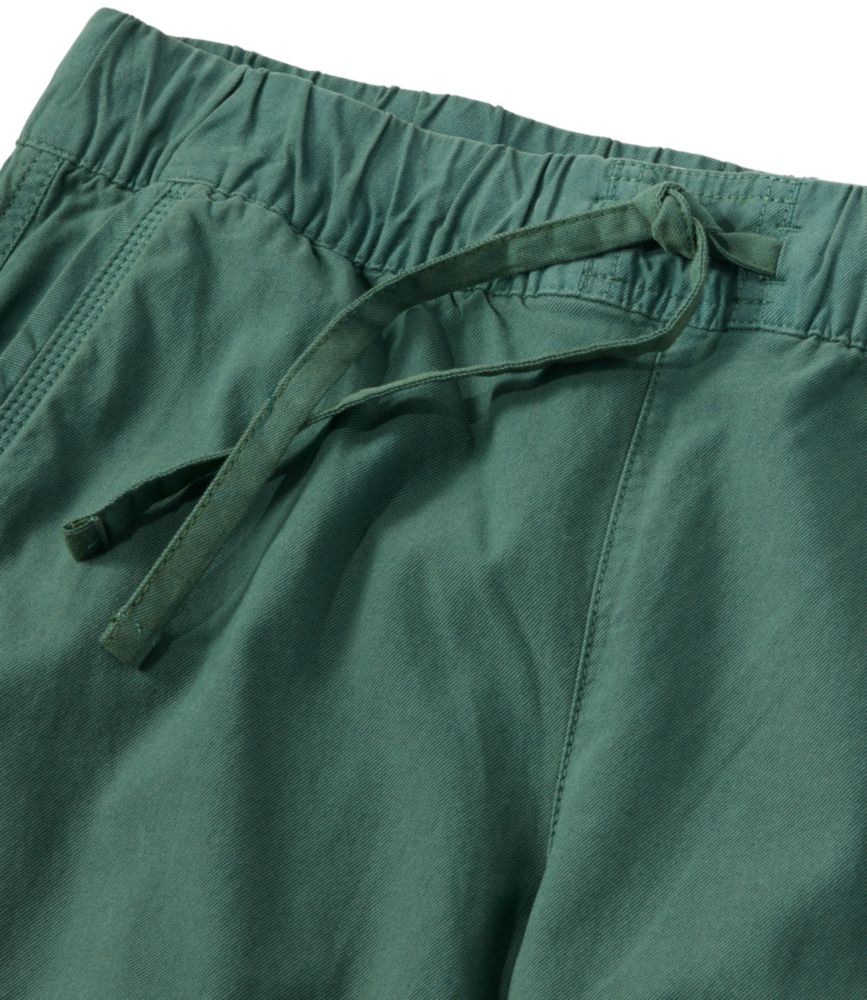Women's Sunwashed Cotton-Blend Pull-On Pants, Mid-Rise Cargo - US 5761