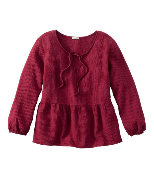 Women's Sunwashed Textured Popover Shirt - US 7621