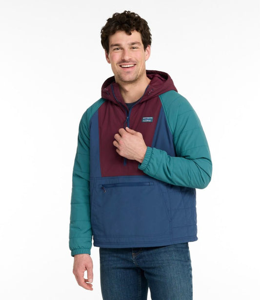 Men's Mountain Classic Insulated Anorak, Colorblock - US 4530