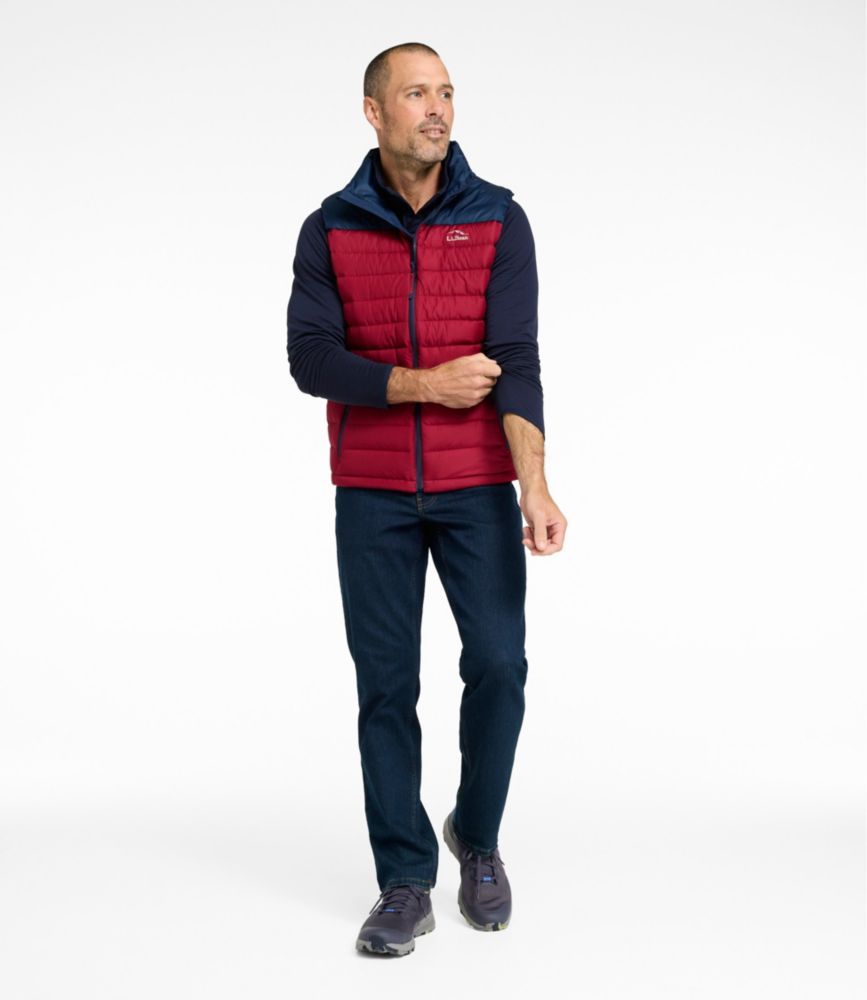 Men's Access Down Vest, Colorblock - US 2991