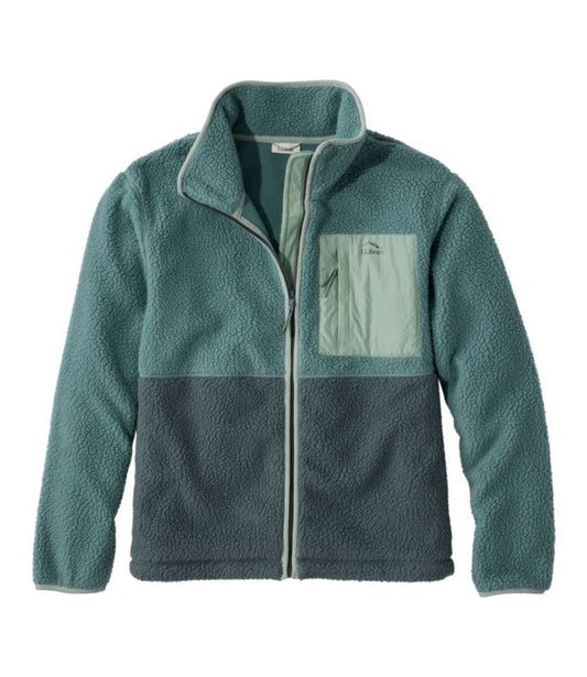 Women's Mountainside Fleece Ripstop Overlay Jacket, Colorblock - US 5577