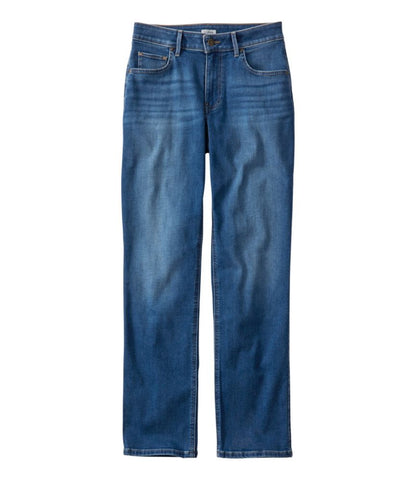 Women's L.L.Bean Go-Anywhere Jeans, Mid-Rise Ultimate Straight-Leg - US 1371